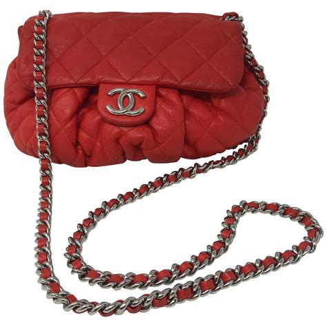 red chanel crossbody bag|authentic Chanel handbags.